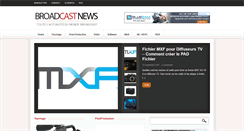 Desktop Screenshot of broadcast-news.fr